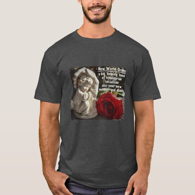 T-shirt main grande (foncé) (Devant)