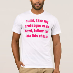 T-shirt main grotesque de crabe