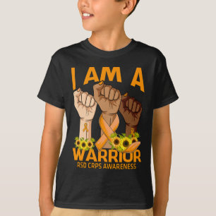 T-shirt Main Je suis un guerrier RSD Sensibilisation Tourn
