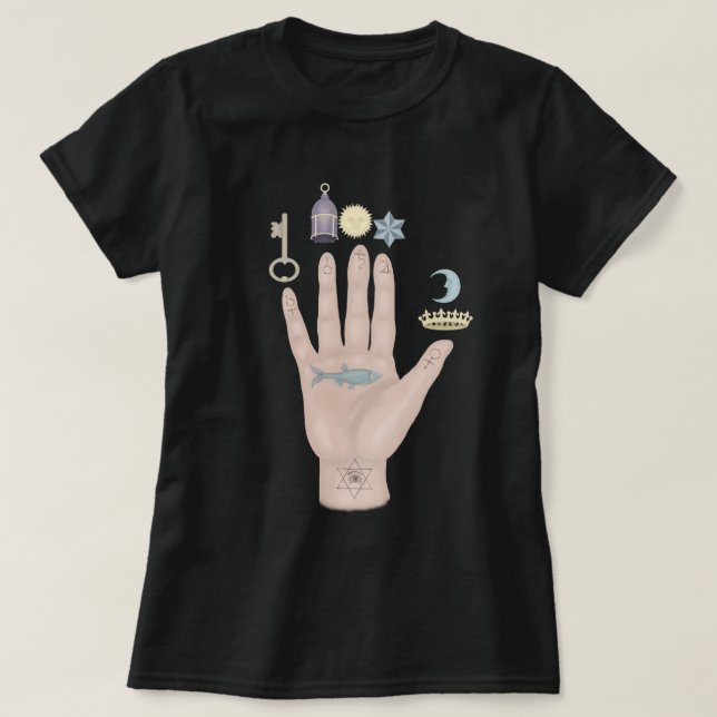 T-shirt Main Palmiste (Design devant)