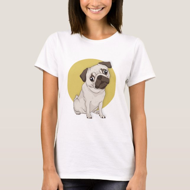 T-shirt Main tiré mignon Carlin Débardeur femme (Devant)