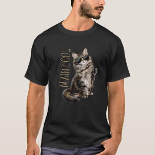 T-shirt Maine Coon Cat - Cool principal