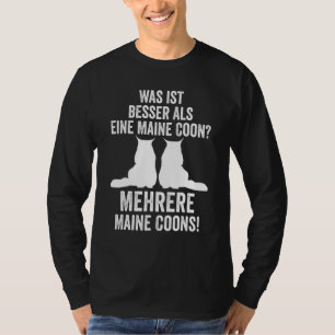 T-shirt Maine Coon Chat Friend Disons