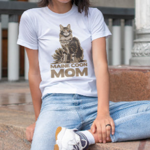 T-shirt MAINE COON MOM