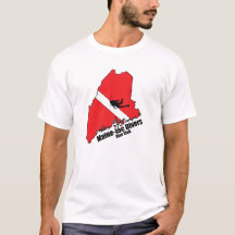 Maineiac Divers Silhouette Logo Black Letting