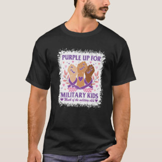 T-shirt Mains Blanchies Purge Journée Pour Les Enfants Mil