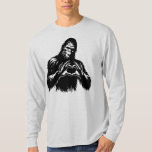 T-shirt Mains de Bigfoot en forme de cœur