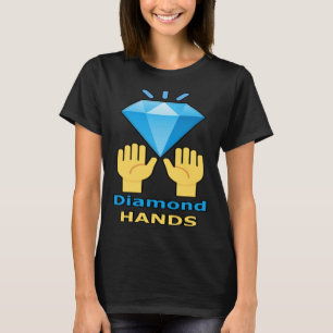 T-shirt Mains de Diamant Négociant en bourse et investisse