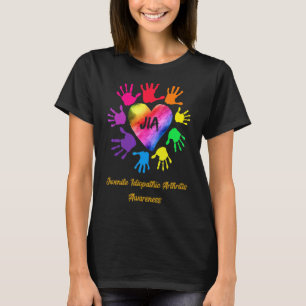 T-shirt Mains de sensibilisation à l'arthrite idiopathique