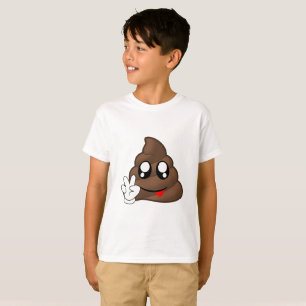 T-shirt Mains de signe de paix d'Emoji de dunette
