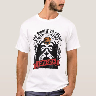 T-shirt Mains effrayantes scintillantes Graphique vintage 