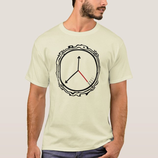 T-shirt Maintenant heure (Devant)