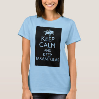 T-shirt Maintenez calme et gardez les tarentules