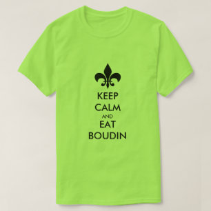 T-shirt Maintenez calme et mangez le tee - shirt du sud de