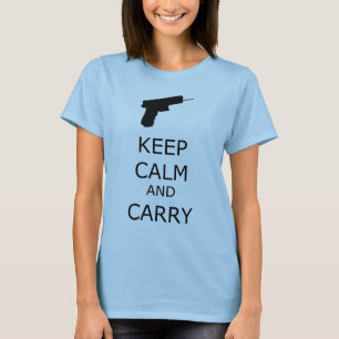 T-shirt Maintenez calme et portez la sonnerie