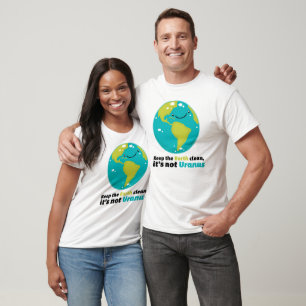 T-shirt Maintenez la terre propre