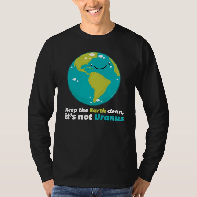 T-shirt Maintenez la terre propre (Devant)