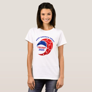 T-shirt Maintenez l'Amérique grande encore pour trump 2020