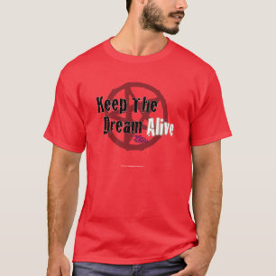T-shirt Maintenez le rêve vivant sur le symbole de rats de