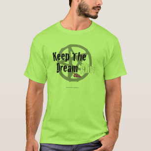 T-shirt Maintenez le rêve vivant sur le symbole de rats de