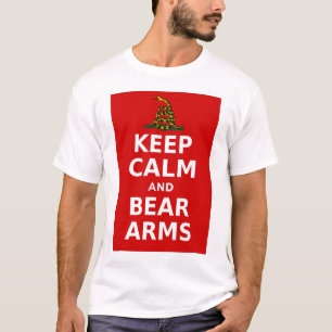 T-shirt Maintenez les bras calmes et d'ours