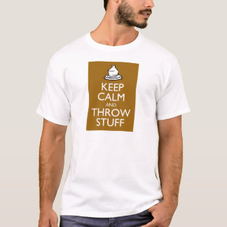 T-shirt Maintenez substance calme et de jet