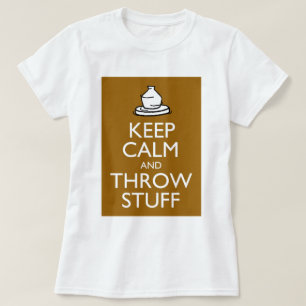 T-shirt Maintenez substance calme et de jet