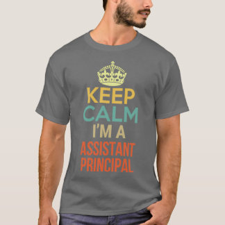 T-shirt Maintenir Calm Ix27m Un Principal Adjoint