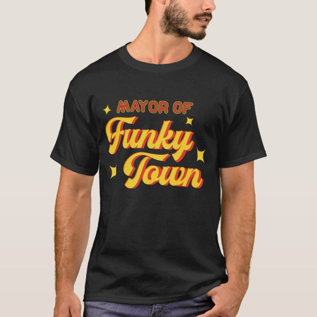 T-shirt Maire de cru génial de trouille de disco des (Devant)