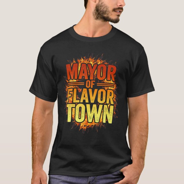 T-shirt Maire De Flavortown (Devant)