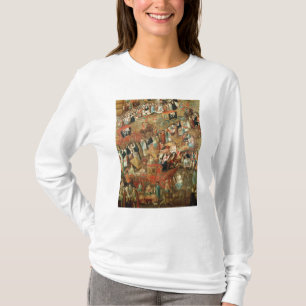 T-shirt Maire de plaza au Mexique, détail des chariots