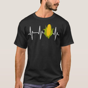 T-shirt Maïs Drôle Sur Les Dessins De Cob Pour Hommes Fe