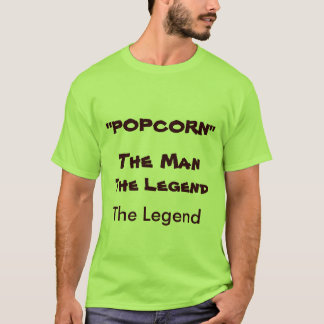 T-shirt "MAÏS ÉCLATÉ", la légende, l'homme, la légende