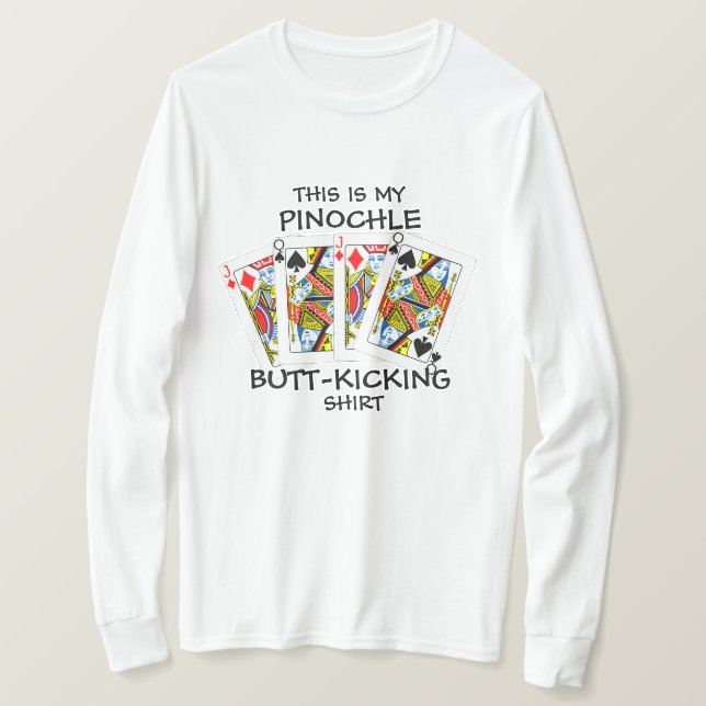 T-shirt Mais en tapant Pinochle en jouant (Design devant)