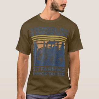 T-shirt Mais l'agriculture est important agriculteur Tract