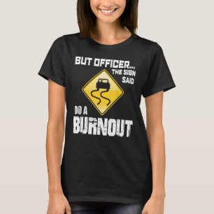 T-shirt Mais Officier Le Signal Dit Drôle Mécanicien De Vo