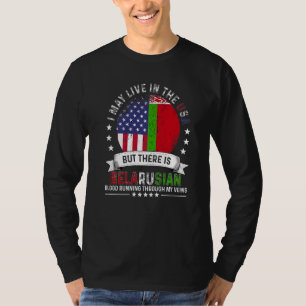 T-shirt Maison Américaine Biélorusse aux États-Unis Patrio