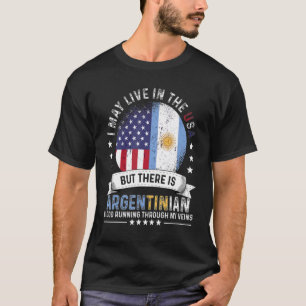 T-shirt Maison Argentine Américaine En Amérique Argentine