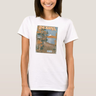 T-shirt Maison arrière encore en Indiana