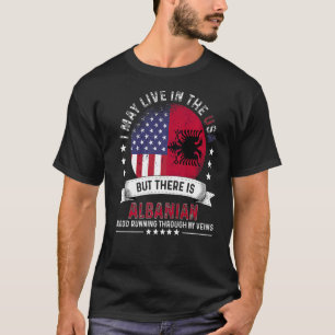 T-shirt Maison d'Albanais des Etats-Unis Patriot Américain