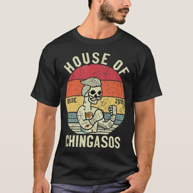 T-shirt Maison De Desde Chingasos 2019 Drôle Tatouage De B (Devant)