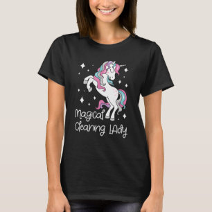 T-shirt Maison de la femme de ménage de nettoyage magique