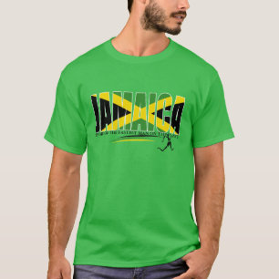 T-shirt Maison de la Jamaïque de l'homme le plus rapide