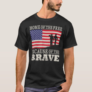 T-shirt Maison De La Liberté À Cause Du Brave Mème Militai