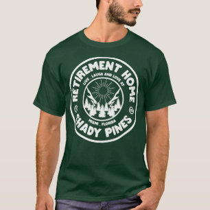 T-shirt Maison de retraite Shady Pines 1985 Remix