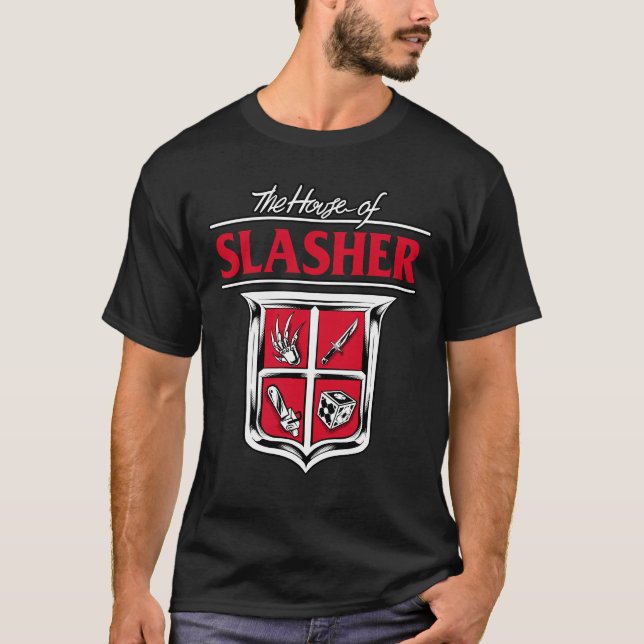 T-shirt maison de slasher (Devant)