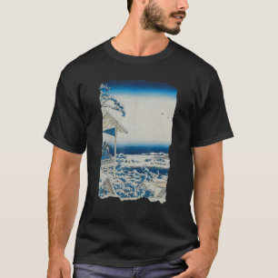 T-shirt Maison de thé à Koishikawa Hokusai Vintage Retro J