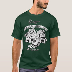 T-shirt Maison des horreurs Rocky Point Warwick RI BW