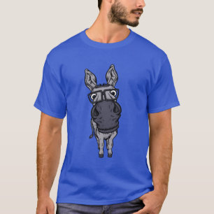 T-shirt Maison Donkey Farm Horse Mule Pack Animal Donkey f