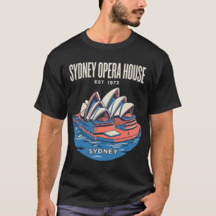 T-shirt Maison d'opéra de Sydney Sydney Australie Voyage V